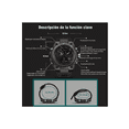 thumbnail image 5 of Reloj Táctico Militar Deportivo Impermeable  Negro con Dorado, 5 of 5