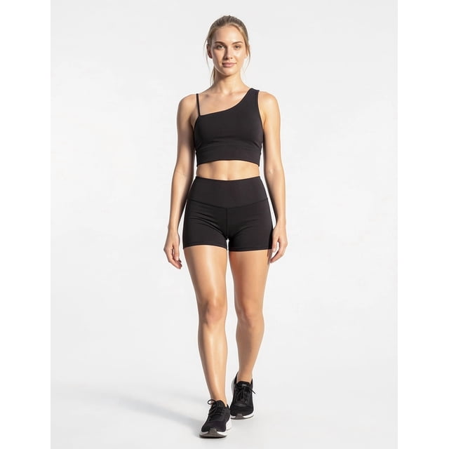 Conjunto Deportivo Mujer Negro 2 Piezas