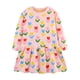thumbnail image 1 of Odeerbi Niñas Vestido Floral Primavera Otoño Algodón Cuello Redondo Manga Larga Vestido Suelto, 1 of 5