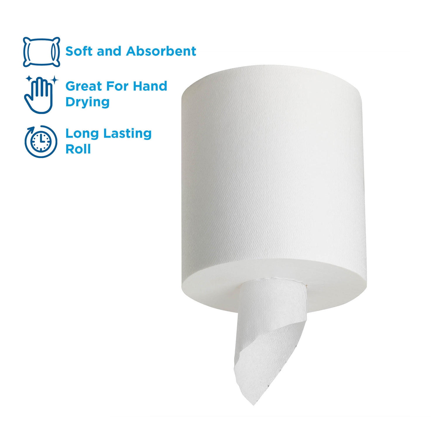 Marathon Center Pull Premium Soft and Absorbent Paper Towel Rolls with Hygienic and cost-effective, 1,800 Sheets (6 Rolls)
