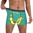 thumbnail image 2 of Kdxio Men's Boxer Briefs with Funny Avocado Print - Comfortable and Breathable Underwear for Everyday Wear, 2 of 7