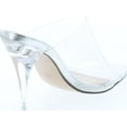 thumbnail image 5 of Static Footwear Women's Dressy Peep Toe Clear Transparent Strap Slip On Clear Heels, 5 of 7
