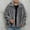 #Dark Gray, variant on Men's Warm Faux Fur Turn-Down Collar Winter Coat Jacket,Brown,Big and Tall Men S