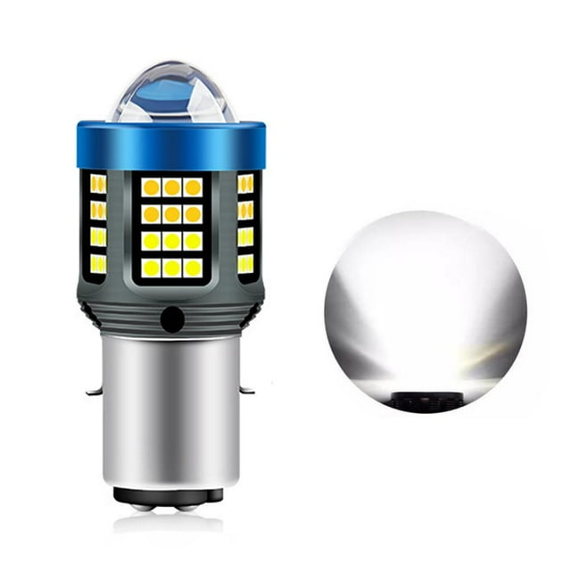 SharkTRUE LED Motorcycle Headlight H4 BA20D P15D White/Yellow Ultra High Brightness