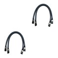 thumbnail image 4 of Ruiboury 2x PU Leather Bag Handles for DIY Replacement Bag Making Craft Black 40cm 2Set, 4 of 6