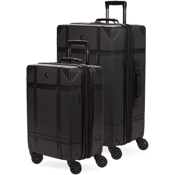 SwissGear 7739 Hardside Luggage Trunk with Spinner Wheels, Blush, 2-Piece Set (19/26)