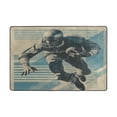 thumbnail image 3 of Wobogo American Football Player Carpet Non-Slip Rugs Soft Doormat 36×24in Living Dining Room Bedroom Decorative, 3 of 6