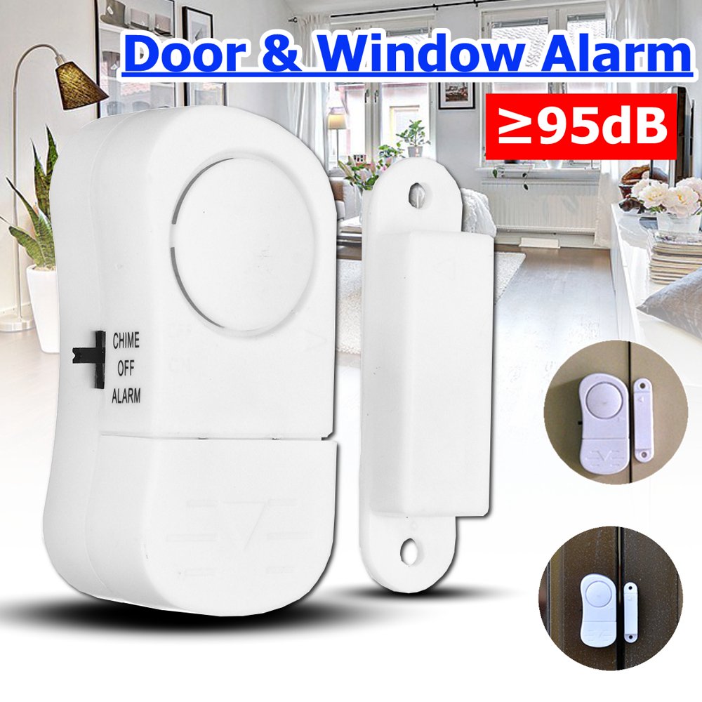 20PCS Window Alarm, Mini Window Door Entry Alarm Burglar Security Alarm