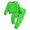 Green, variant on Kids Solid Sweatshirt Jogger 2 Piece Outfits Set, Lined Long Sleeve Crew Neck Tracksuit for Boys Girls Fall Winter School Daily Casual Wear(Green,1-2 Years)