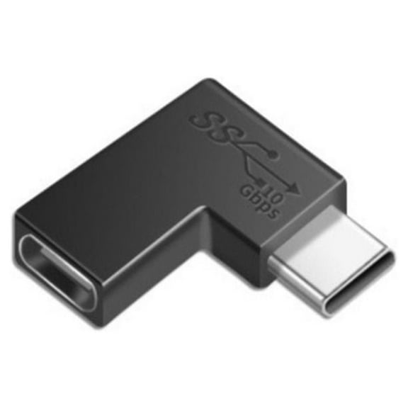 Elbow 90 Degree Male To Female USB 3.1 Type-C 10Gbps AV Converter OTG Adapter ELBOW MALE TO FEMALE