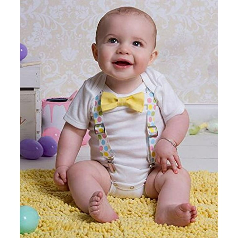 Baby boy hot sale yellow easter outfit
