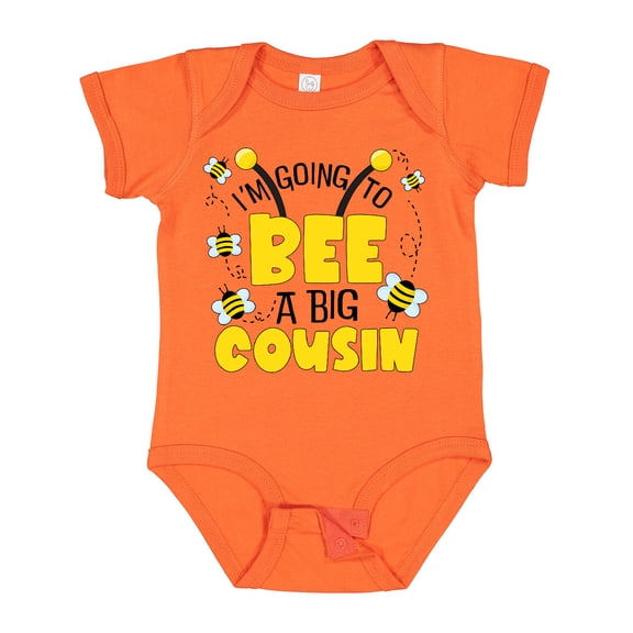 Inktastic I'm Going to Bee a Big Cousin Boys or Girls Baby Bodysuit