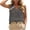 04-Dark Gray, variant on Yutgune Women's V Neck Hollow Out Linen Cotton Tank Top Sleeveless Casual Summer Blouse Shirt
