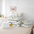 thumbnail image 4 of Erosebridal Rustic Groovy Bedding Sets Queen Size, Daisy Flower Comforter Sets with Sheets, Botanical Room Decor, 7pcs, 4 of 5