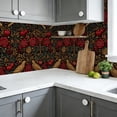 thumbnail image 6 of Floral Peel and Stick Wallpaper Vintage Floral Birds Flowers Botanical Elements Wall Mural 23.6in x 9.8ft Self Adhesive Removable Wall Paper Renter Friendly Wallpaper for Bedroom Nursery Kids, 6 of 8