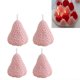 thumbnail image 1 of Strawberry Shaped Mini Scented Candle - Pink - 4 Pieces, 1 of 5
