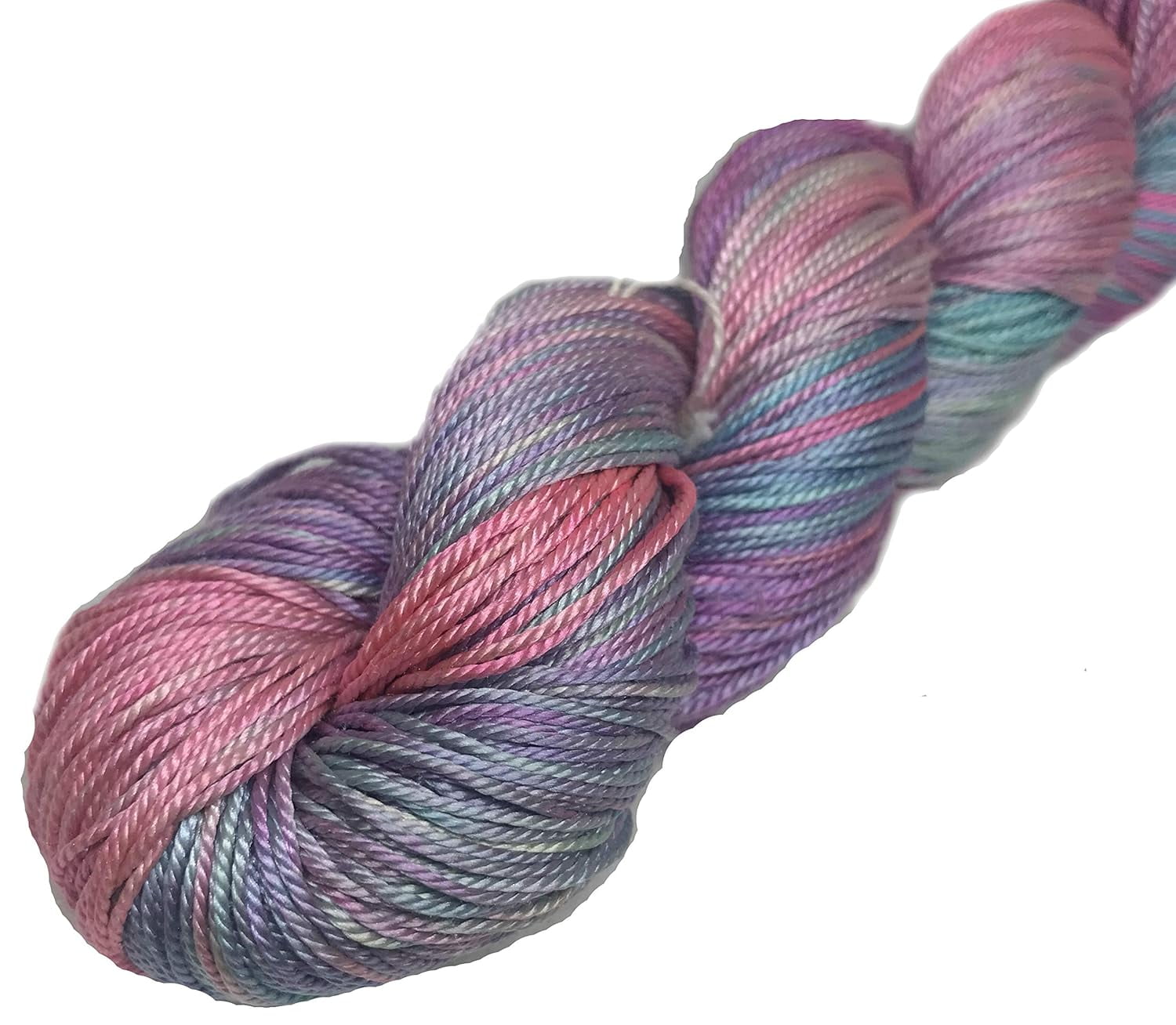 Knitsilk 3 Ply 100% Mulberry Silk Lace Weight Yarn | Perfect for Knitting & Crocheting and Weaving | Fine Quality Silk Yarn for Luxurious Creating Projects.(50 Grams – 260 Yards,Lotus)(Pack of 5)
