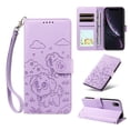 thumbnail image 4 of Funda Cartera GANGXUN con Diseño de Perrito en Relieve para iPhone XR , Protección 360° con Ranuras y Correa Desmontable, 4 of 6