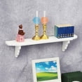 thumbnail image 5 of Zhaomeidaxi 2PCS Simulation Wall Shelf Wall Shelf Miniature Wooden Shelves Accessory Wall Shelf for Kitchen Scene, 5 of 9