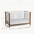 thumbnail image 6 of Little Seeds Laurel 4-in-1 Convertible Crib, White/Acorn, 6 of 14