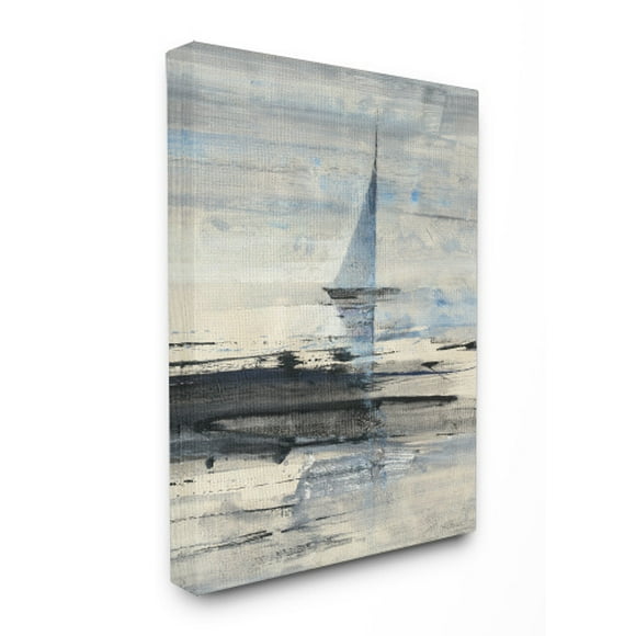 (24x30) - The Stupell Home Decor Collection Abstract Sailing Oversized Stretched Canvas Wall Art