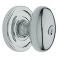 thumbnail image 1 of Baldwin 5225260ENTR Polished Chrome Entrance Egg Knob Set, 1 of 1