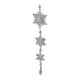 thumbnail image 1 of Adorno colgante de copo de nieve con forma de gota, brillante, para fiestas, decoración navideña Estilo C, 1 of 9