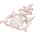 thumbnail image 2 of 5X Appliques en Bois de Caoutchouc Sculptées Meubles Vintage, 2 of 7