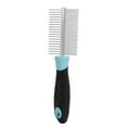thumbnail image 4 of Peigne Double Face en Acier Inoxydable Bleu pour Chiens et Chats, 4 of 15