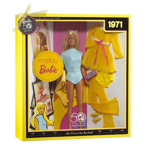 Barbie My Favorite Time Capsule Malibu 50th Anniversary Collector Doll