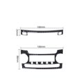 thumbnail image 4 of 2Pcs Carbon Fiber Interior Console CD Player Cover Trim for Acura TL 2004-2008, 4 of 4