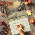 thumbnail image 6 of 2026 Cabin in the Woods Wall Calendar 16-Month X-Large Size 14x22, Best Retro Rustic Cabin Calendar by The KING Company-Monster Calendars, 6 of 7