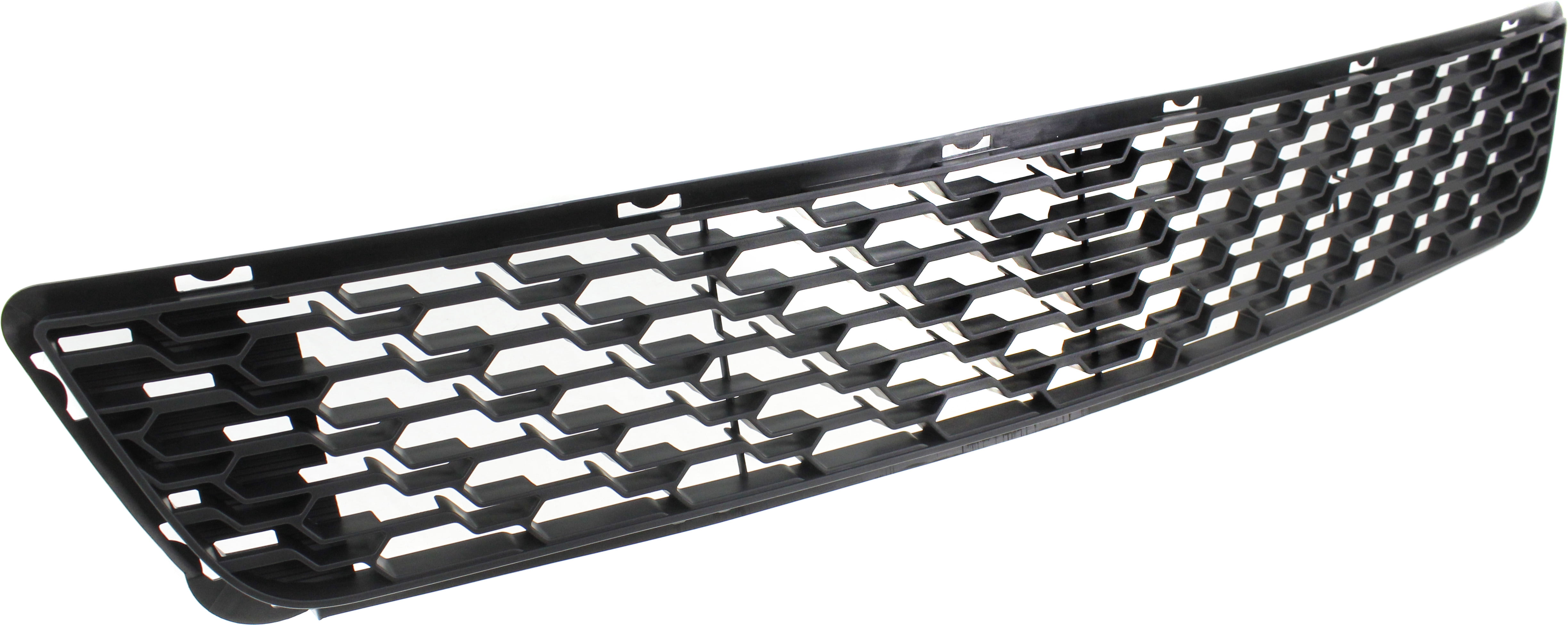 Bumper Grille Compatible With 2011-2013 Kia Forte Front Textured Gray