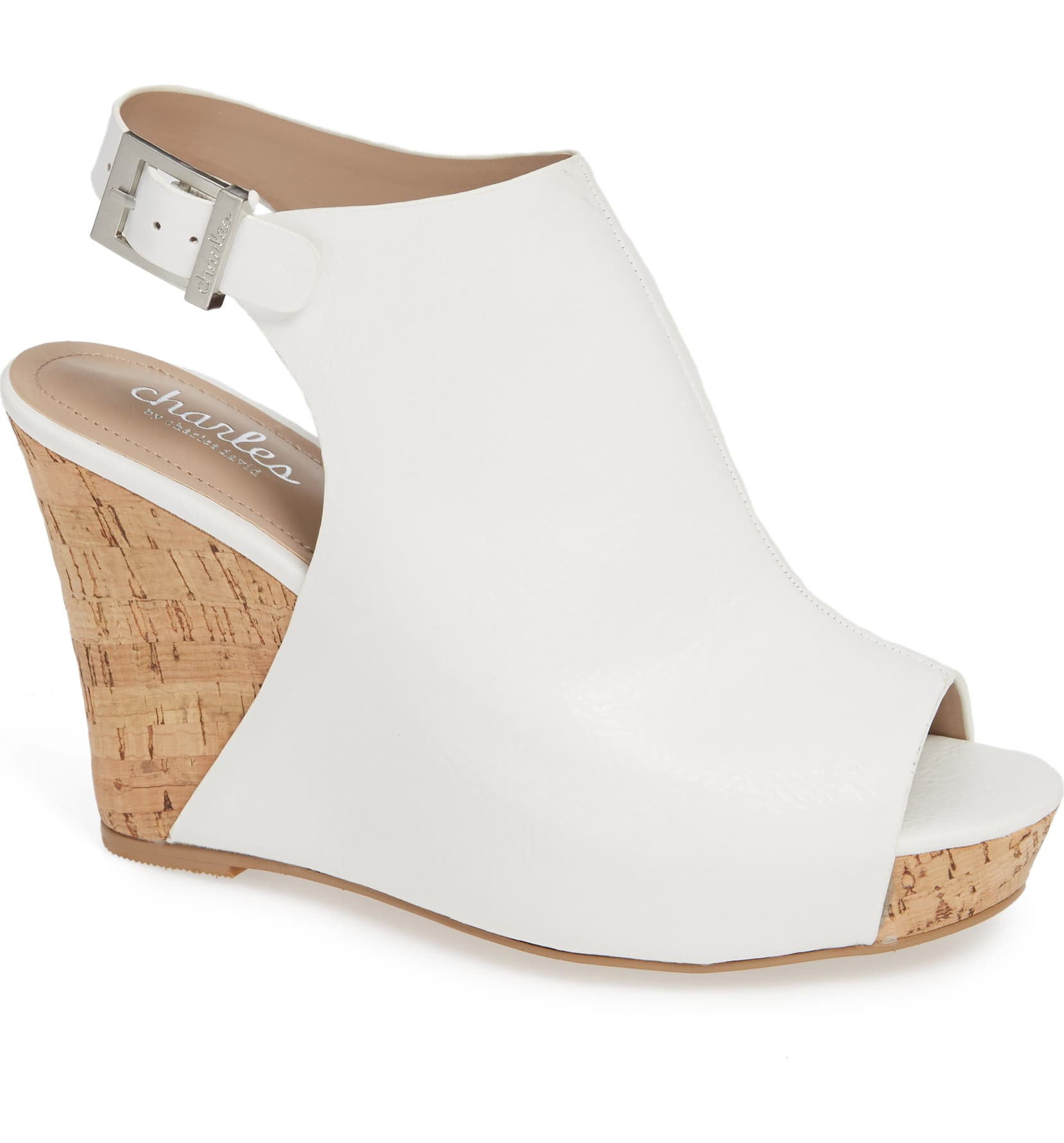 white platform wedge sandals
