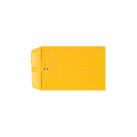 LUXPaper 9 x 12 Clasp Envelopes, Sunflower Yellow, 1000/Pack