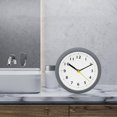 thumbnail image 1 of Reloj de pared Simple para baño, reloj de pared con ventosa resistente al agua que no hace tictac, para baño, cocina, decoración del hogar BLESIY Reloj de pared, 1 of 8