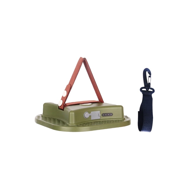 Wosthever Luz LED para tienda de campaña de 13500mAh con linterna portátil de piedra imán para acampar al aire libre, iluminación de pesca, Estufas de camping Verde