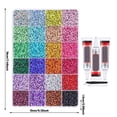 thumbnail image 3 of 3mm DIY Resin Rhinestone Kit - 24-Color Bedazzling Set for Crafts, Shoes & Nail Art, Complete Diamond DIY Kit with Glue, Pickup Pen & Tweezers, Rhinestones for Bedazzling for Crafting Book Shoes(A), 3 of 7