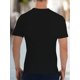 thumbnail image 2 of Men'S Casual Geometric Pattern T-Shirt - Polyester Knit Fabric, Round Neck, Regular Fit, Comfortable Micro-Elastic Material, Religious Inspirational Design, 2 of 5