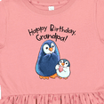 thumbnail image 4 of Inktastic Happy Birthday, Grandpa Cute Penguins Girls Toddler Dress, 4 of 5