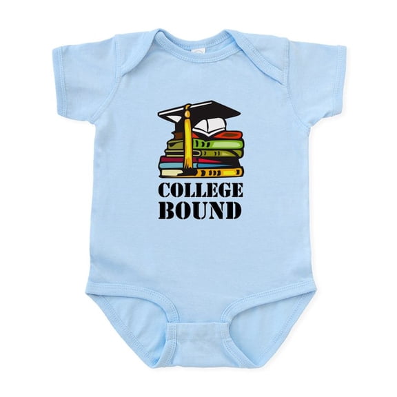 CafePress - College Bound Infant Onesie Tinky - Baby Light Bodysuit, Size Newborn - 24 Months