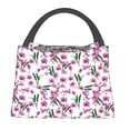 thumbnail image 1 of Fotbe Orchids Flowers Bolsa Térmica Portátil con Estampado, Bolsa de Entrega de Alimentos Aislada, Bolsa Reutilizable de Gran Capacidad para Comidas y Supermercado, 1 of 6