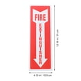 thumbnail image 2 of MOVTOTOP 8Pcs Fire Action Notice Sticker for Business and Emergency Preparedness 3.9x11.75 Inches, 2 of 7