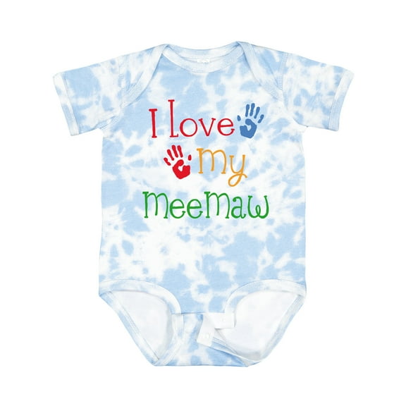 Inktastic I Love My Meemaw Girls Baby Bodysuit