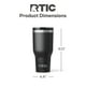 thumbnail image 5 of Vaso RTIC Essential de acero inoxidable de 1,18 litros con aislamiento al vacío, 5 of 6