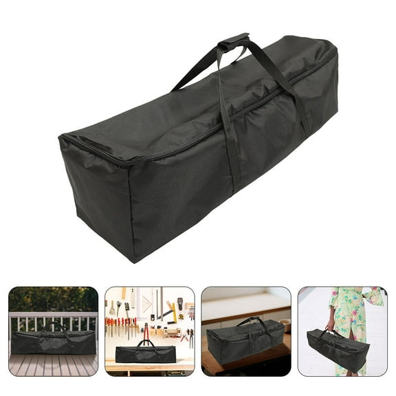 BBQ Tool Storage Bag Outdoor Grill Bag BBQ Oven Pouch Portable Camping Grill Tool Pouch Grill Tool Storage Bag Oxford Cloth Pouch Large Capacity Grill Bag