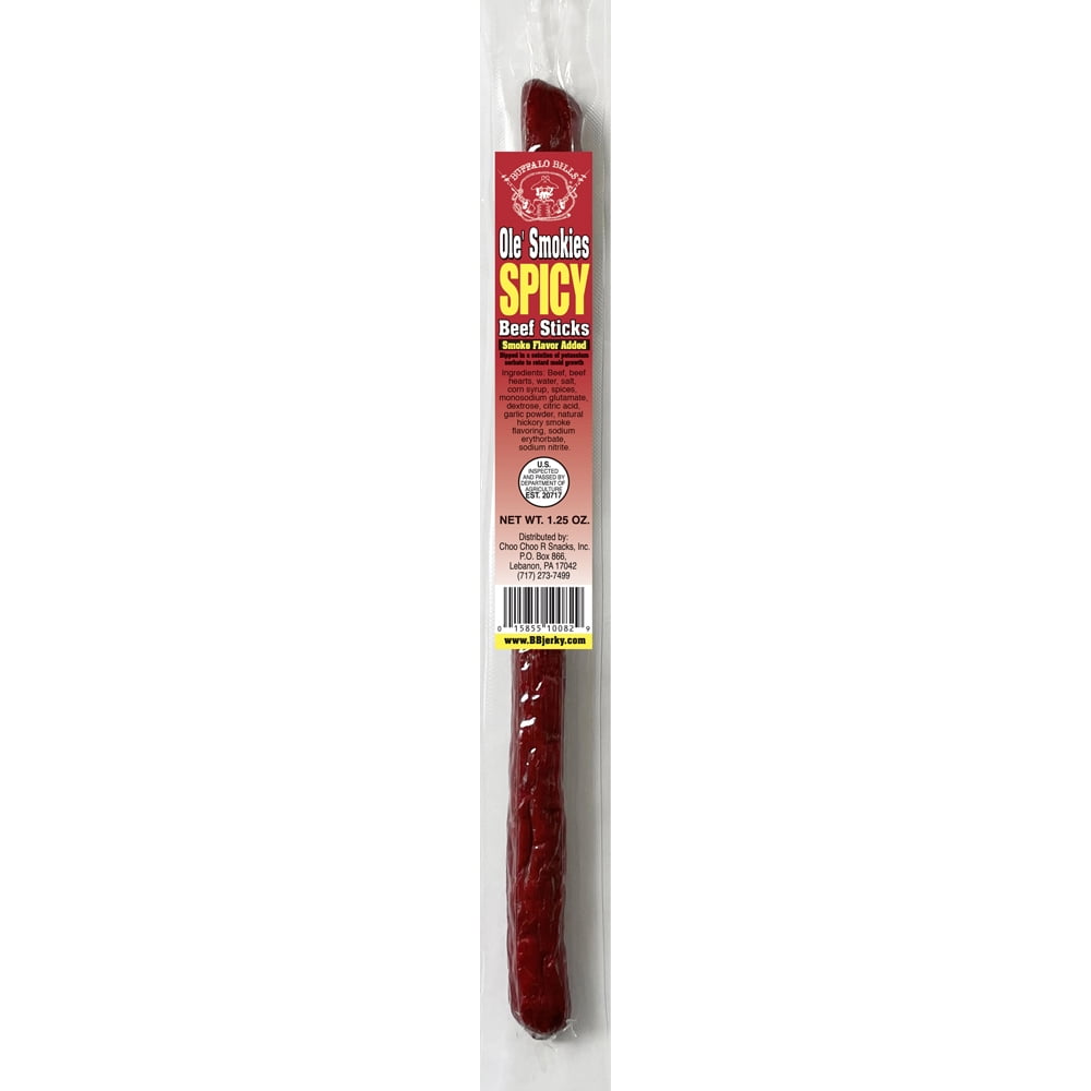 Buffalo Bills 15-ct Spicy Ole Smokies (Beef Sticks) – Two 15-ct Tubs