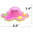 thumbnail image 1 of Simple Dimple OCTOPUS Spinner Pop Toy Hand Spinning Cute Faces USA Seller, 1 of 2