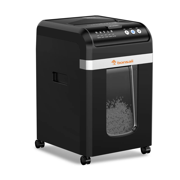 Bonsaii Commercial Grade 200-Sheet Auto Feed Micro-Cut Paper Shredder, 60-Minute/ 8 Gals Bin