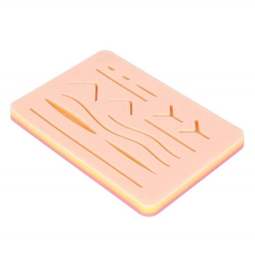 Amdohai Tapis de Pratique de Suture 3 Couches avec 14 Plaies 5x7", Pratique de Suture